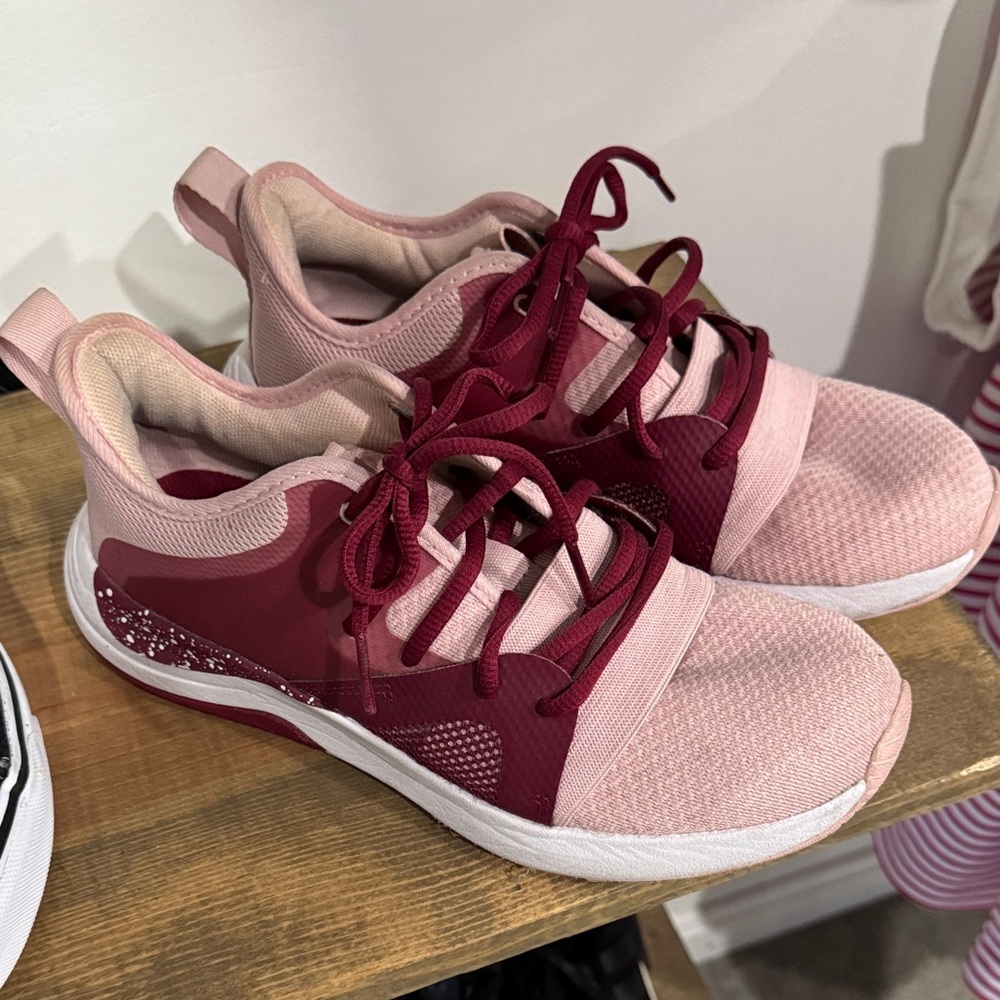 Under Armour Pink and Burgundy Women's Athletic Sneakers